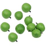 10 Pcs Dollhouse Apple Kids Toys Decorative Miniature Green Apples Kdis Toy Mini Toys Wear Doll Accessories Child