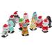 12PCS Plastic Dinosaur Finger Puppet Mini Animals Finger Toy Kids Funny Toy Party Favors for Birthday Party Children (Random Color)