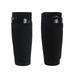 High Elastic Sleeves with Shin Guards Football Shin Guard Socks Sleeves Breathable Mesh Shin Guards with Calf Sleeves for Running Jogging (Black Size M)