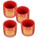 4pcs Offering Cup Buddhist Offering Water Cup Decorative Worship Cup Buddhist Supply