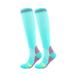 HAXMNOU Knee High Socks Compression Socks for Women Or Men Circulation Is Best for Athletics Support Cycling Over The Knee for Women B