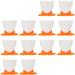 12 Pcs Foot Egg Tray Utensil Holder Soft Boiled Eggs Holder Breakfast Egg Cup Soft Boiled Egg Holder Egg Holders Child