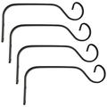 4 Pcs Plant Hook Coat Hanger Hangers for Flower Basket Lanterns Hanging Hooks Stand Pots