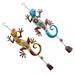 2 Pcs Gecko Bell Wind Chimes Vintage Decor Hanging Ornament Windchimes Outdoors Fair-sounding Bell