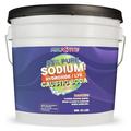 Sodium Hydroxide (Caustic Soda Beads) Lye 99% Pure (10lbs) - Food Grade Lye Drain Cleaner Opener - Convenient Easy-Open Resealable Pail