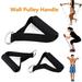 Wliqien Yoga Pilates Pull Rope Nylon Bands Foam Handle Gym Puller Resistance Exercise