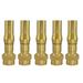 5X 3/4 Inch Brass Foam Jet Fountain Nozzles Garden Landscape Fountain Adjustable Nozzle Garden Pond Fountain Equipment