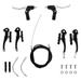 1 Set Bike Handlebar Brake Lever Universal Mountain Bike V Brake and Brake Cable