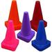 Bluedot Trading 9 Cones for Speed & Agility Sports Equipment Soccer Training Football Drills Track Indoor Outdoor Activity Assorted Colors (25 Pack)