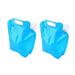 Water Storage Bag 2pcs Collapsible Drinking Water Container Water Storage Bag Portable Emergency Water Carrier Portable Drinking Water Bag Large Capacity Picnic Water Container