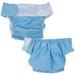 2Pcs Adult Diapers Covers Reusable Incontinence Pants Cloth Diaper Wraps Washable Overnight Leakfree Underwear Protection Bed Sheet for Women Men Bariatric Seniors Patients (Sky Blue)