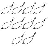 NUOLUX 10pcs Multipurpose Fastener Hook With Strap Backpack Accessories Tactical Gear Clip