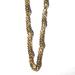 Gold Plate over Sterling Silver Vermeil 20 Inch twisted Neck Chain