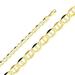 24 in. 14K Yellow Gold 7.7 mm Wide Flat Mariner Chain