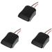 3X 10.8V-12V Battery Mount Dock Power Connector with 14Awg Wires Connectors Adapter Tool for Battery DIY Black