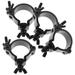 4pcs Stage Lighting Clamps Aluminum Alloy Stage Lights Clamp Stage Lamp Truss Clamps