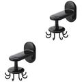 2 Count Swivel Hook Kitchen Gear Hanging Utensil Holder Utensil Hangers Key Hooks for Wall Kitchen Utensil Hooks