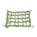Bestonzon Small Animal Grid Hammock Parrot Bird Rat and Ferret Swing Thick Chew Rope Hammock Hanging Cage Cotton Rope Nets Toys