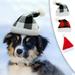 Christmas Decorations 3PCS Christmas Pet Hats Holiday Cats And Dogs Cute Pet Headdresses Christmas Hats As shown