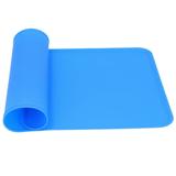 Silicone Placemat Leakage Proof Waterproof Non Slip Pet Feeding Bowl Mat Accessory(Blue )