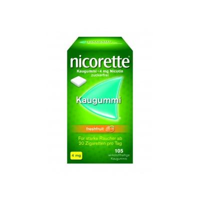 Nicorette - 4 mg freshfruit Kaugummi Kaugummi & Lutschtabletten