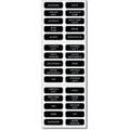 Blue Sea System 3923421 Blue Sea 8030 Dc Panel Basic 30 Label Set