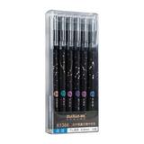 12Pcs Erasable Gel Pen 0.5mm Fine Point Constellation Gel Pen Blue/Black Ink