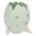 Dinosaur Egg Pencil Holder Space Saving Opening Design Detachable Structure PP Dinosaur Egg Shape Storage Box for Office Schools Home Storage Green