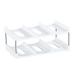 CUTICATE Bottle Storage Cup Rack Stand 2 Tier Display Rack Cabinet Organizer Rack Shelf for Kitchen Bar Counter Toiletries