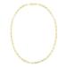 Royal Chain PCLIP095-20 20 in. 14K Yellow Gold Paperclip Link Chain with Pear Shaped Lobster Clasp