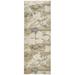 Feizy Aura Modern Watercolor Gray/Ivory/Gold 2 10 x 7 10 Runner Easy Care Fade Resistant Stain Resistant Casual Abstract Design Carpet for Living Dining Bed Room