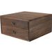 Desktop Storage Box with Drawer Wooden Box Drawer Type Organizer Wooden Table Storage Box