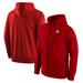 Men's Nike Red Georgia Bulldogs Alternate Logo Stack Therma Performance Full-Zip Hoodie