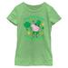 Girl's Mad Engine Green Peppa Pig Just Here for the Shenanigans St. Paddy's Day Graphic T-Shirt