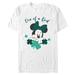 Men's Mad Engine White Mickey & Friends Minnie One of a Kind St. Paddy's Day Graphic T-Shirt