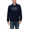 Sweatshirt S.OLIVER Gr. XL, blau (blue) Herren Sweatshirts