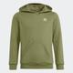 Sweatshirt ADIDAS ORIGINALS "HOODIE" Gr. 176, grün (focus olive) Kinder Sweatshirts