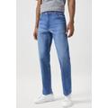 5-Pocket-Jeans WRANGLER "TEXAS FREE TO STRETCH" Gr. 38, Länge 30, blau (rustic) Herren Jeans 5-Pocket-Jeans