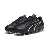 Fußballschuh PUMA "VITORIA FG/AG JR", Kinder, Gr. 37,5, schwarz-weiß (puma schwarz, puma weiß), Synthetik, sportlich, Schuhe