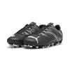 Fußballschuh PUMA "ATTACANTO FG/AG", Gr. 45, schwarz (puma schwarz, silber mist), Synthetik, sportlich, Schuhe