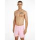 Badeshorts TOMMY HILFIGER SWIMWEAR "MEDIUM DRAWSTRING STRIPE" Gr. XXL (56), N-Gr, pink (ithaca white, botanical pink) Herren Badehosen Badeshorts