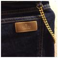 Gucci Jeans | Authentic Gucci Jeans With Gold Chain Women Size 40. Us Size 6 | Color: Blue | Size: 6