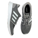 Adidas Shoes | Adidas Gray Cloudfoam Qt Racer Running Shoes Sneakers Womens Size 9 | Color: Gray/White | Size: 9