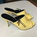 Gucci Shoes | Gucci Patent Leather Mules | Color: Black/Yellow | Size: 7