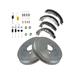 2004-2006 Scion xA Rear Drum Brake Shoe and Drum Kit - DIY Solutions