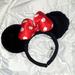 Disney Accessories | Minnie Mouse Ears Headband Disney Park | Color: Black/Red | Size: Os