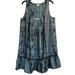 Anthropologie Dresses | Anthropologie Tiny Brand Women's Size L Moonrise Ruffled Mini Dress Sleeveless | Color: Green | Size: L