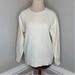 J. Crew Tops | J. Crew Crew Neck Zipper Side Accents Sweatshirt Size Xs | Color: Cream | Size: Xs