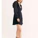 Free People Dresses | Free People Black Cotton Long Sleeve Mini Dress | Color: Black | Size: 2