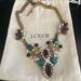 J. Crew Jewelry | J. Crew Statement Multi Colored Crystal Necklace | Color: Red | Size: Os